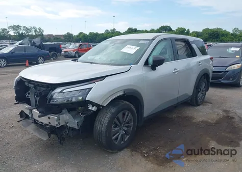 2023 Nissan Pathfinder S 4Wd z USA, uszkodzony, nr VIN 5N1DR3AC7PC248106